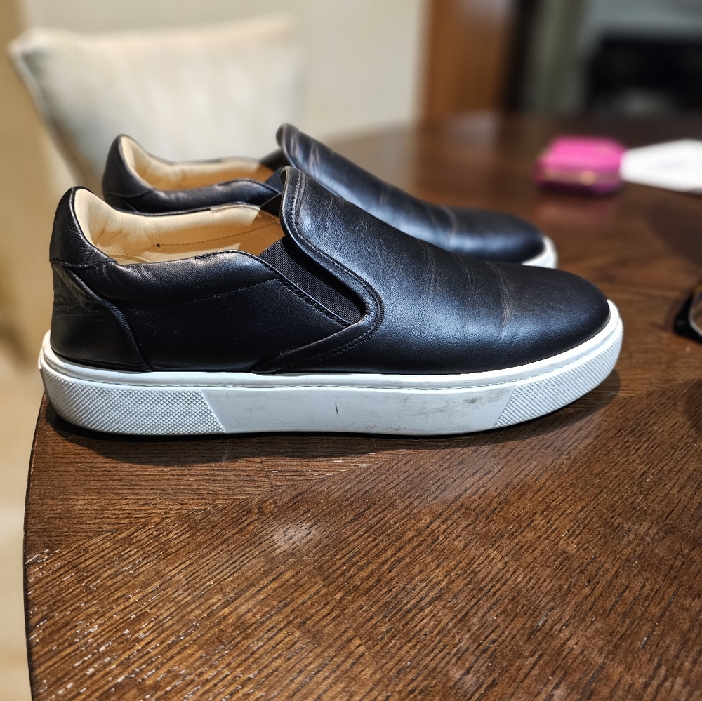 Fairly Used CHRISTIAN LOUBOUTIN Masteraltissima Slip-on Sneaker In Black. Sz 42.